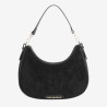 Mac Douglas - Sac porté épaule effet suédine Emilie Stockholm noir